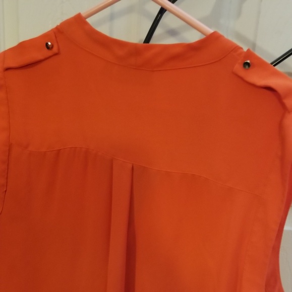 Orange sleeves blouse - Picture 4 of 5